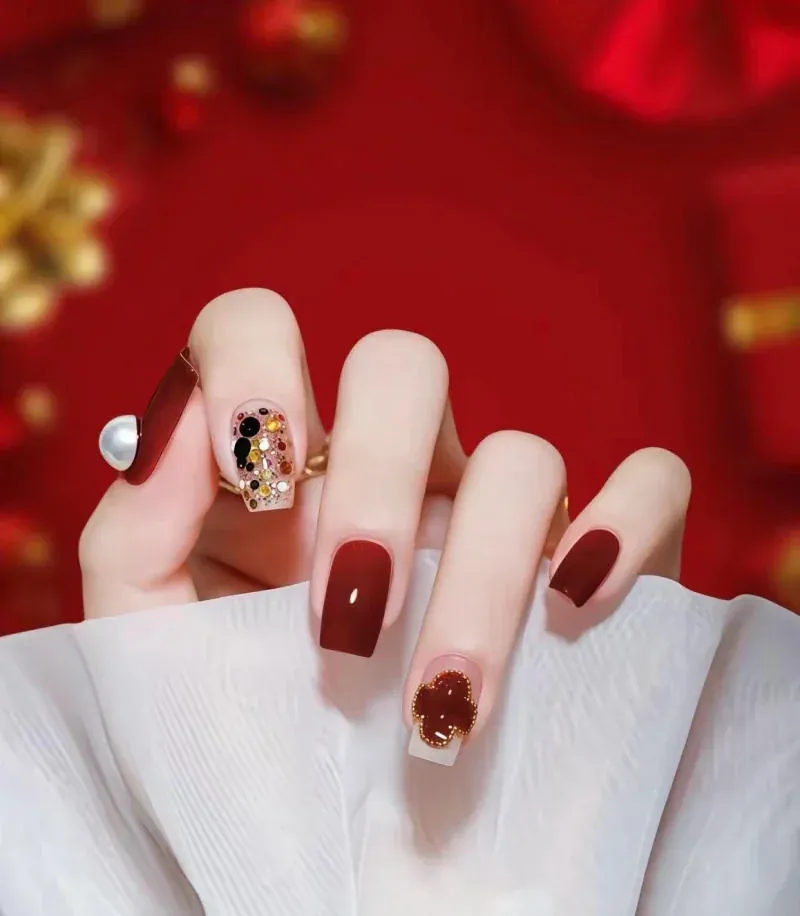 100+ mẫu nail tết chuẩn phong thủy · ảnh 2