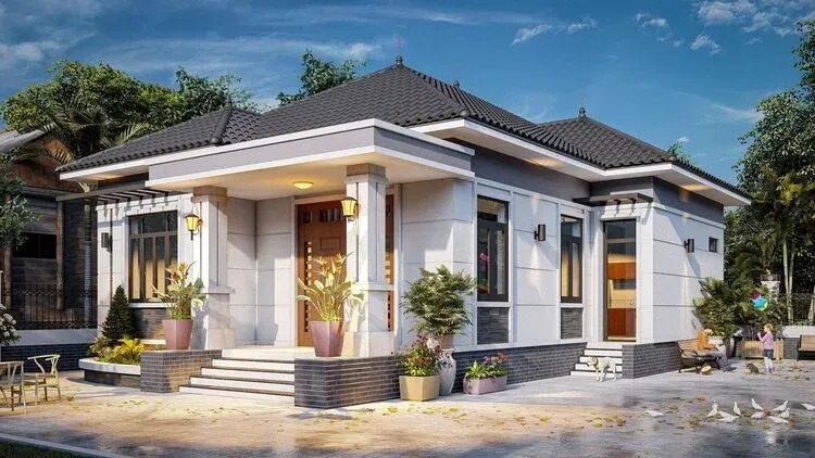 50+ ảnh mẫu nhà cấp 4 hiện đại ấn tượng · ảnh 1