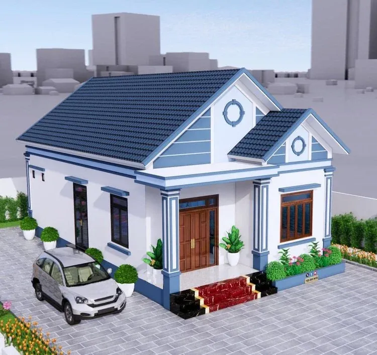 50+ ảnh mẫu nhà cấp 4 hiện đại ấn tượng · ảnh 2