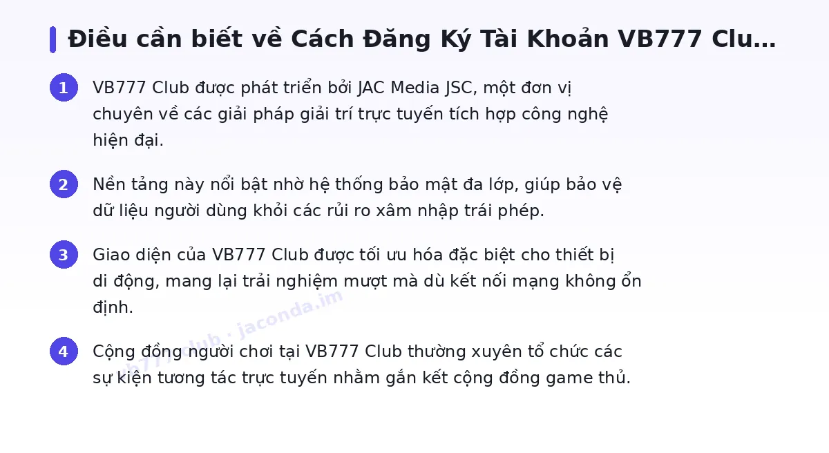 Những điều cần biết về vb777 club
