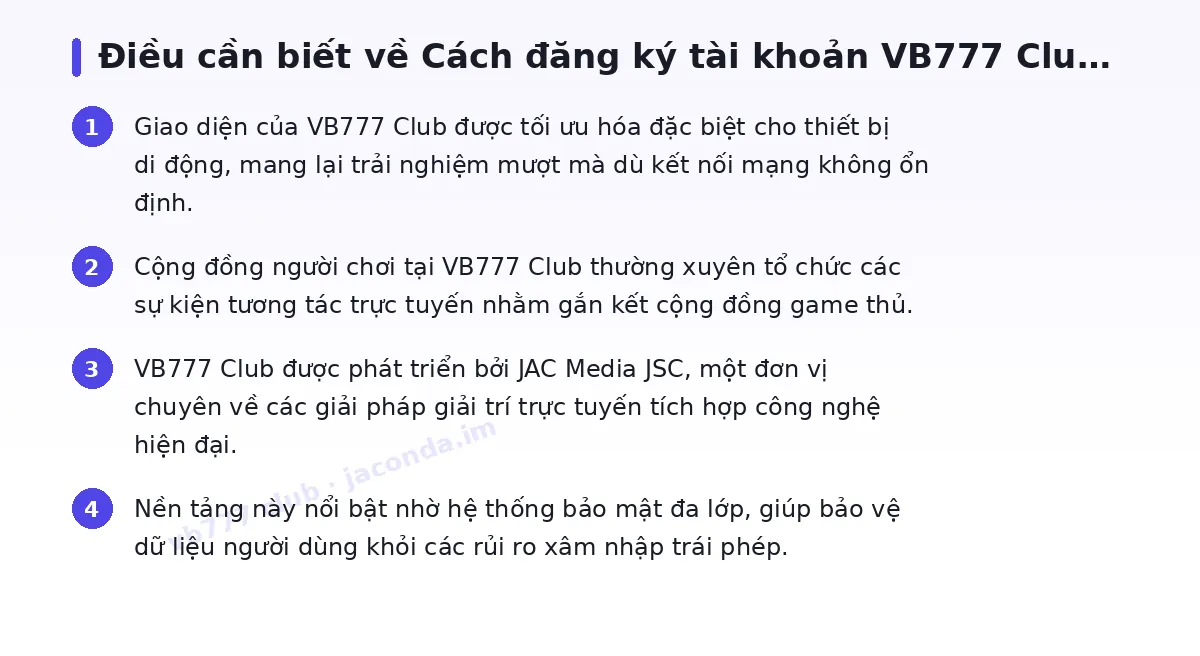 Những điều cần biết về vb777 club