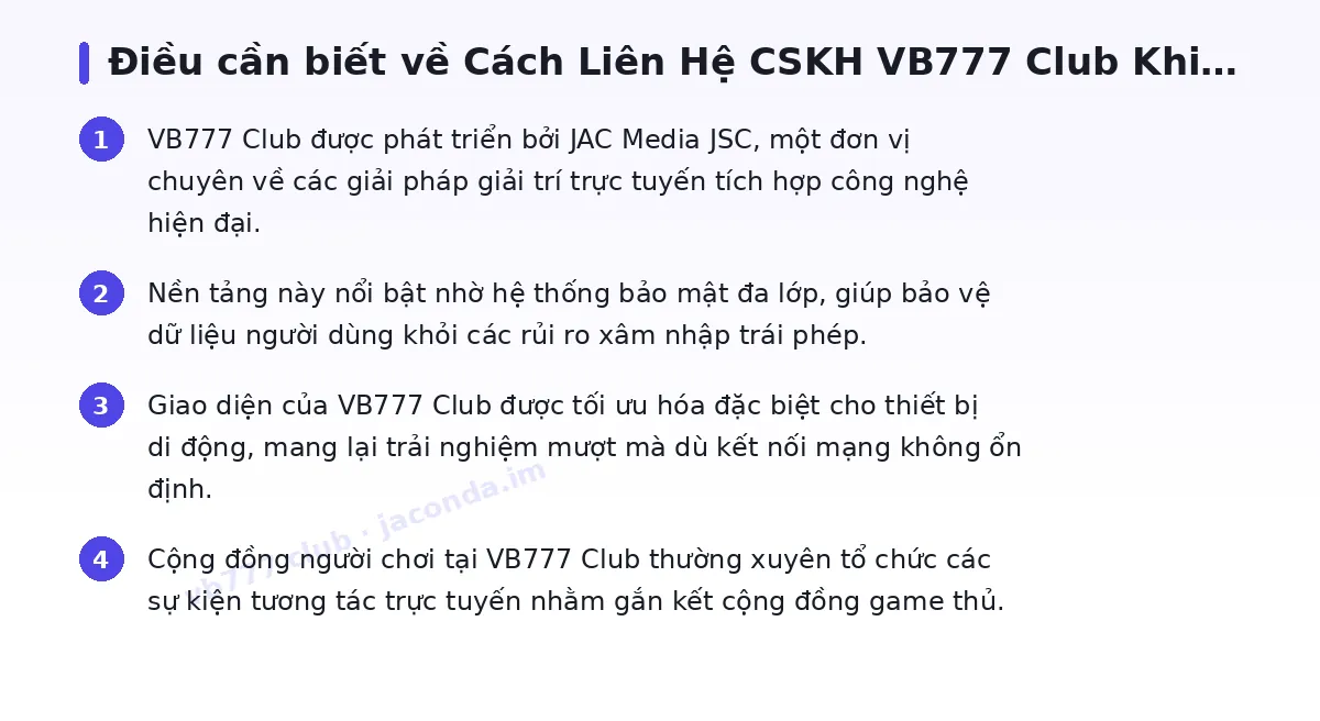 Những điều cần biết về vb777 club