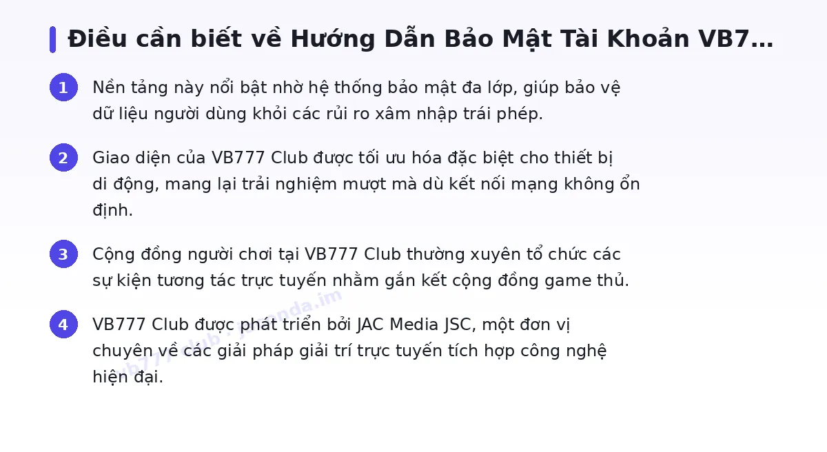 Những điều cần biết về vb777 club