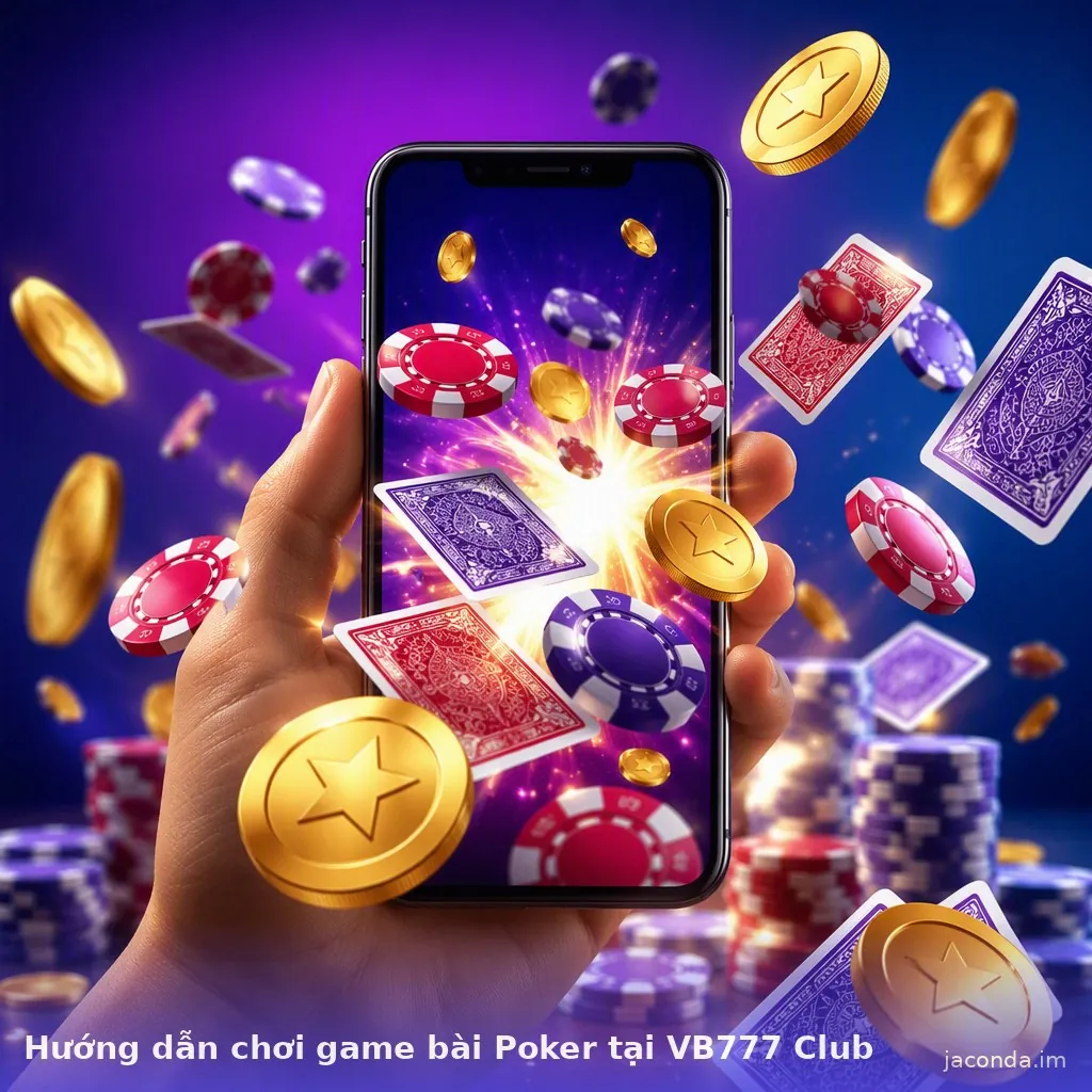 Hướng dẫn chơi game bài Poker tại VB777 Club