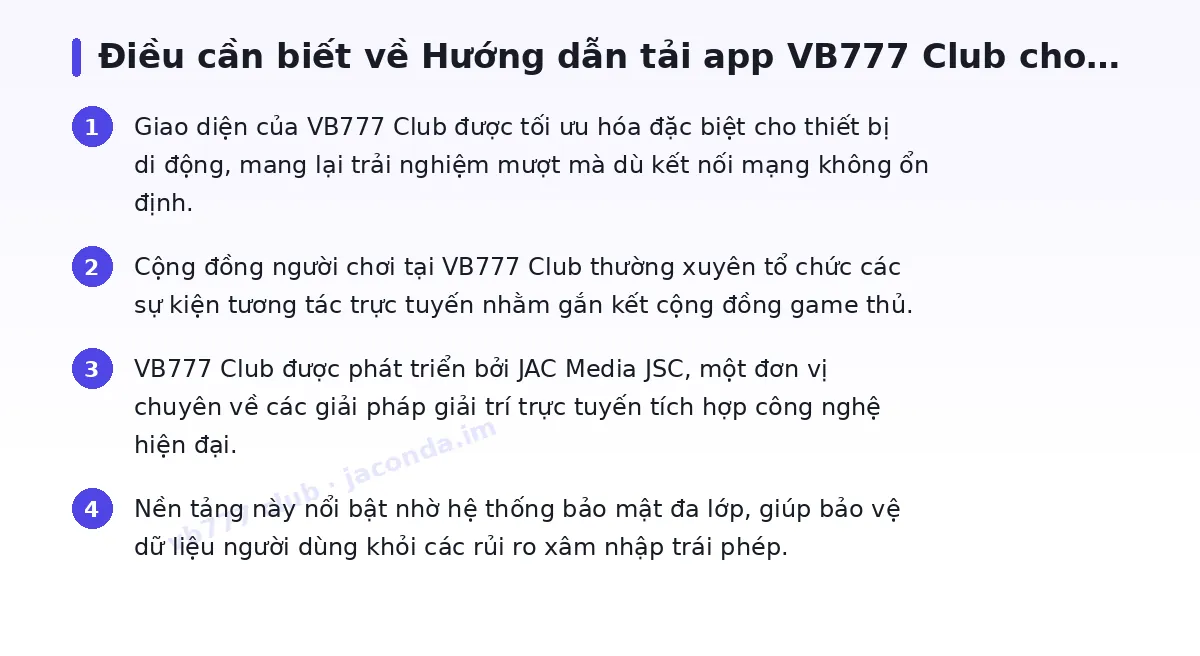 Những điều cần biết về vb777 club