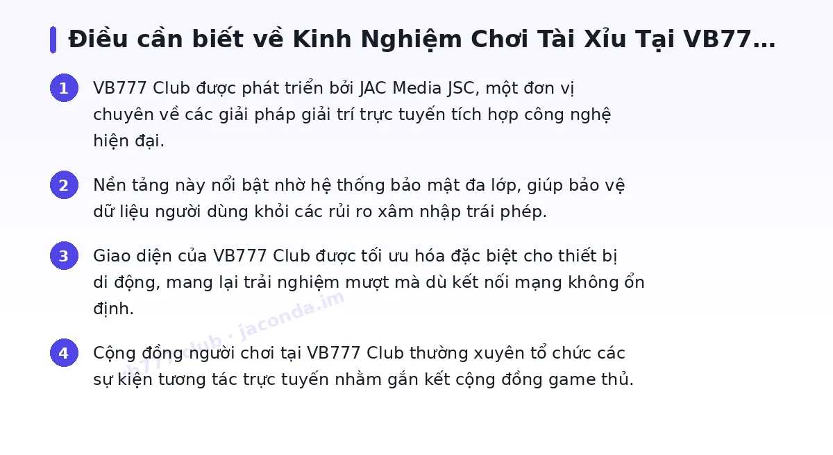 Những điều cần biết về vb777 club