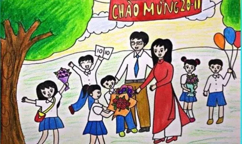 Tranh 20 11 đẹp nhất 2026 — bộ sưu tập mới · ảnh 1